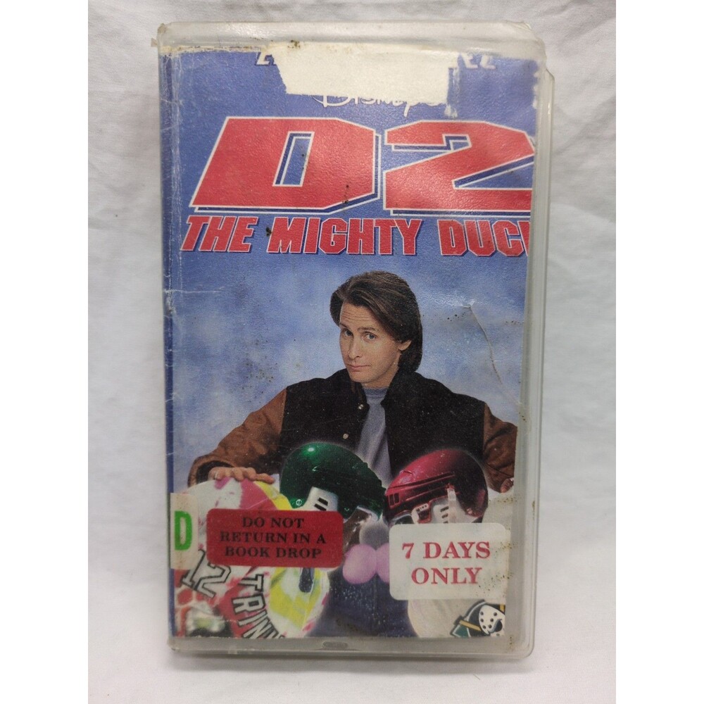 Disney D2 The Mighty Duck VHS Tape